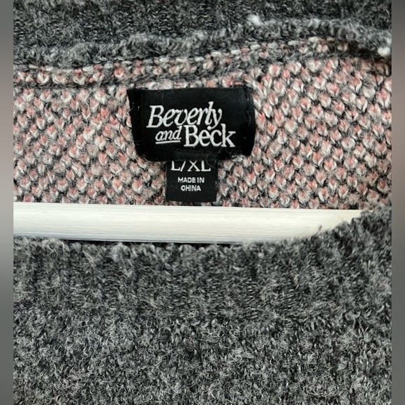 PacSun Beverly and Beck Bow Fair Isle Oversized Sweater - Picture 3 of 3